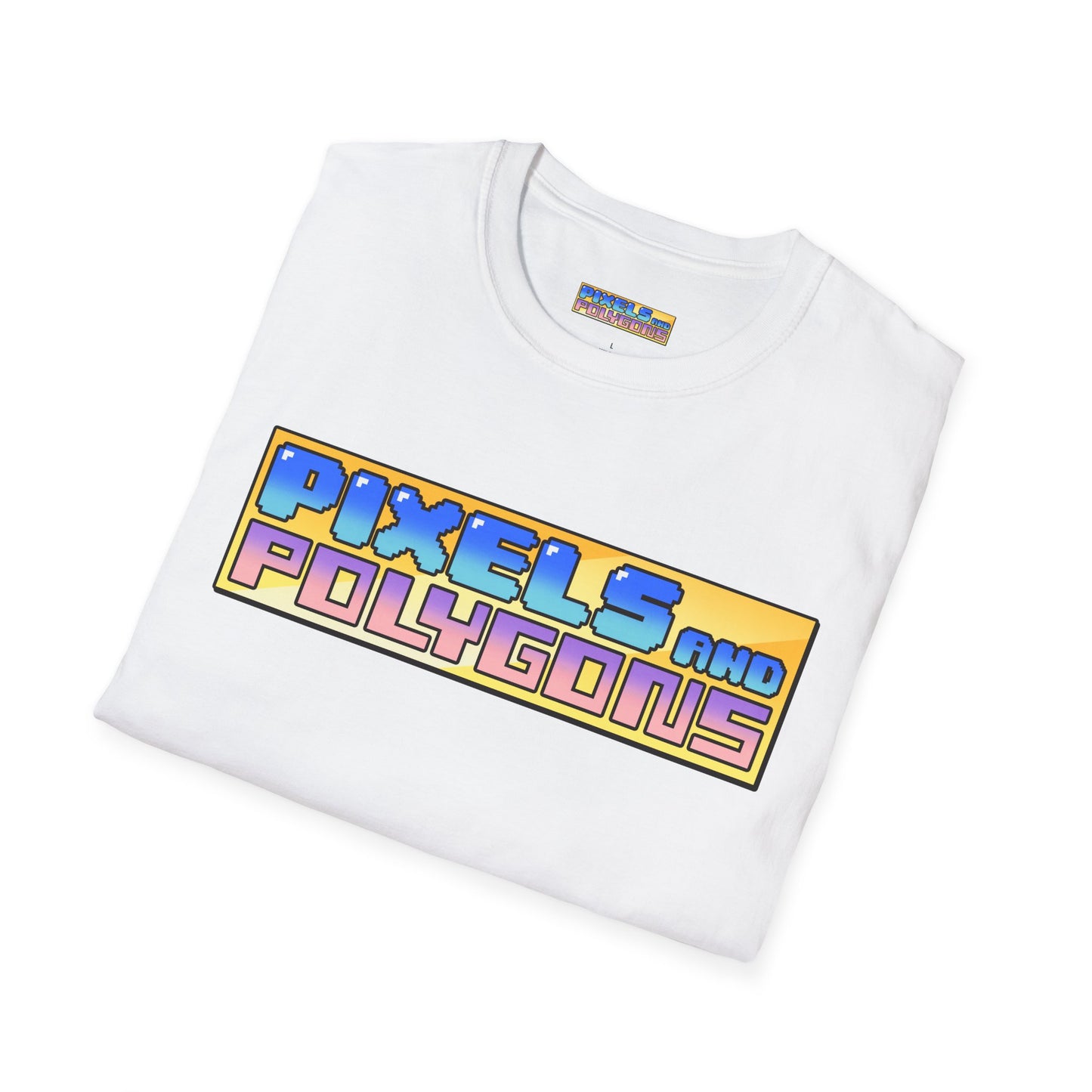 Pixels and Polygons Logo Unisex Softstyle T-Shirt