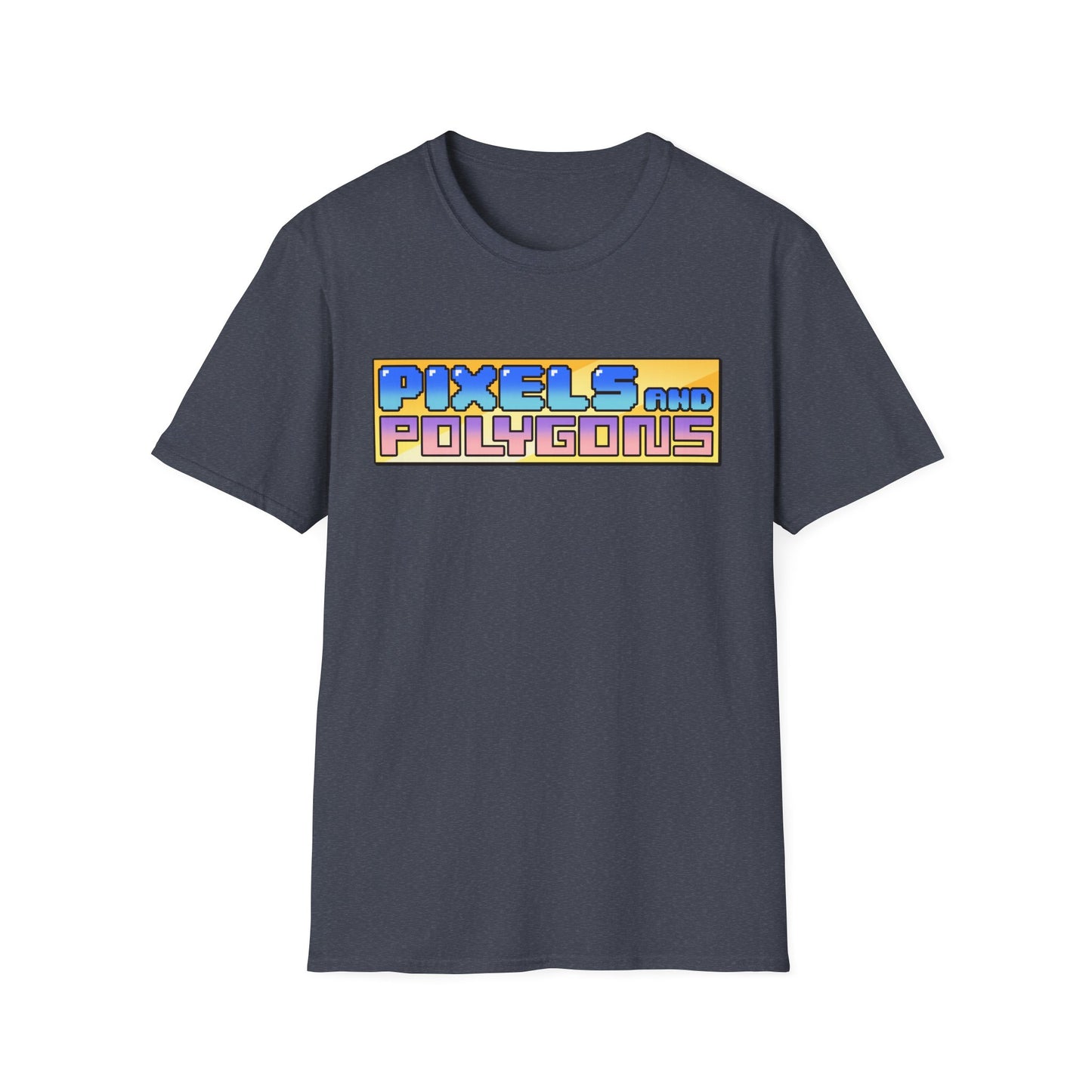 Pixels and Polygons Logo Unisex Softstyle T-Shirt