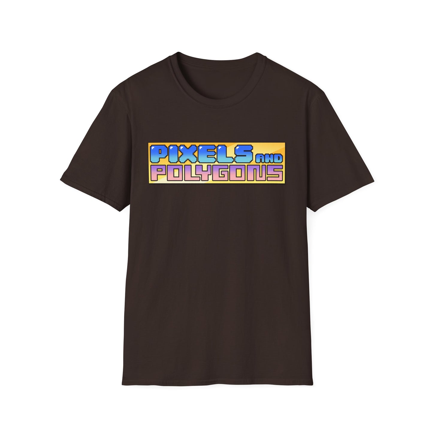 Pixels and Polygons Logo Unisex Softstyle T-Shirt