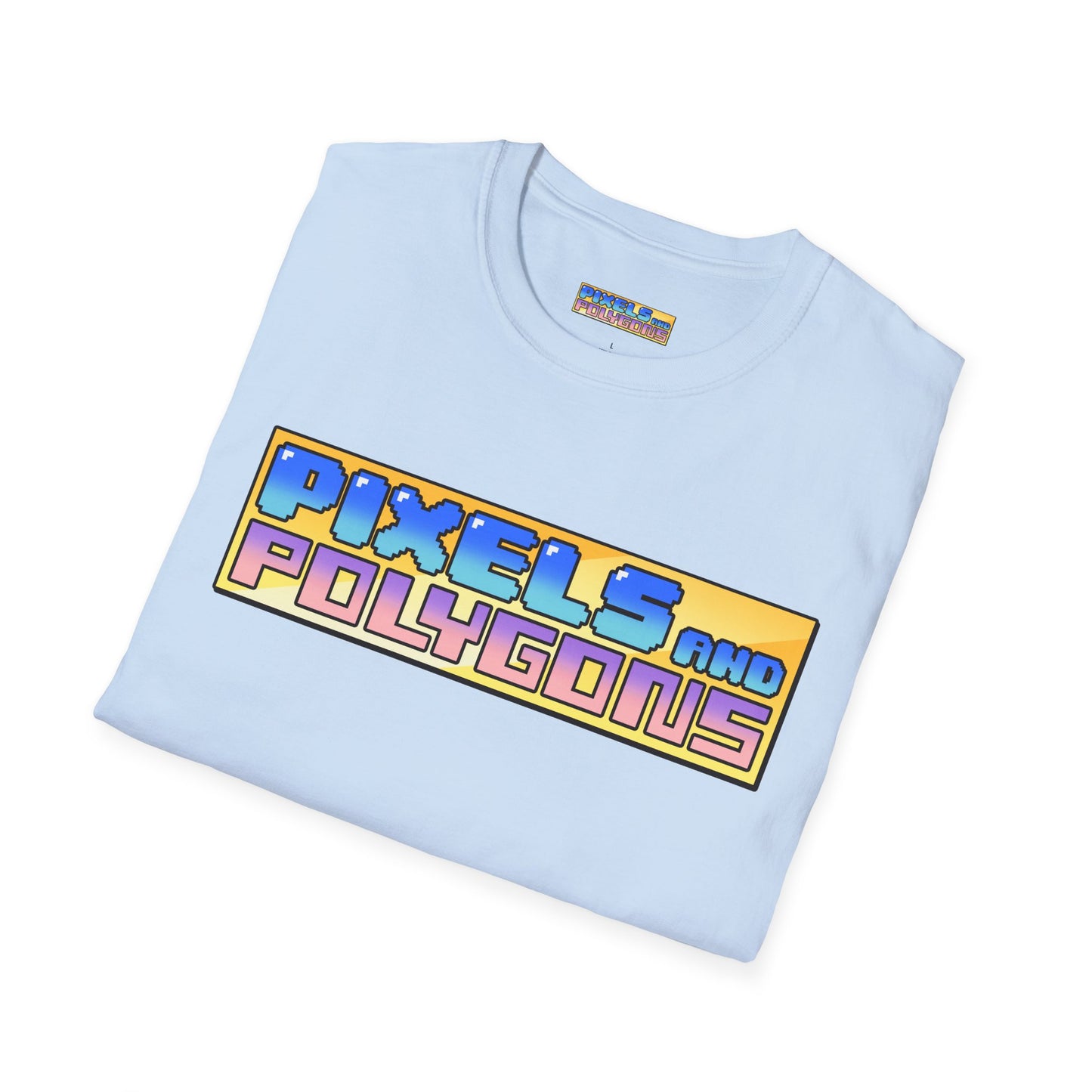 Pixels and Polygons Logo Unisex Softstyle T-Shirt