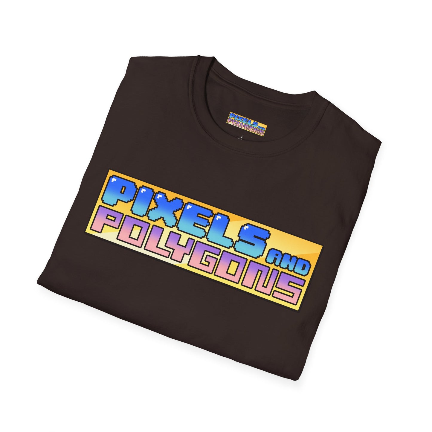 Pixels and Polygons Logo Unisex Softstyle T-Shirt