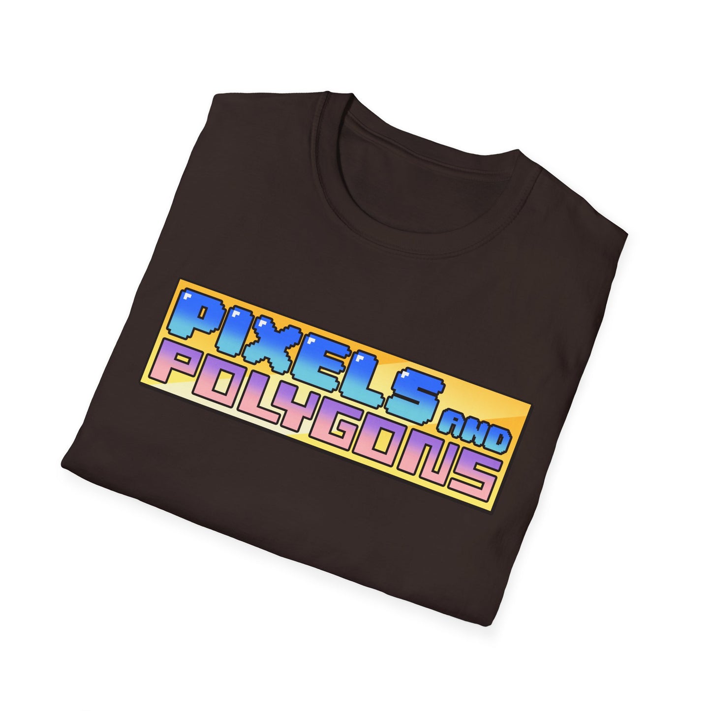 Pixels and Polygons Logo Unisex Softstyle T-Shirt