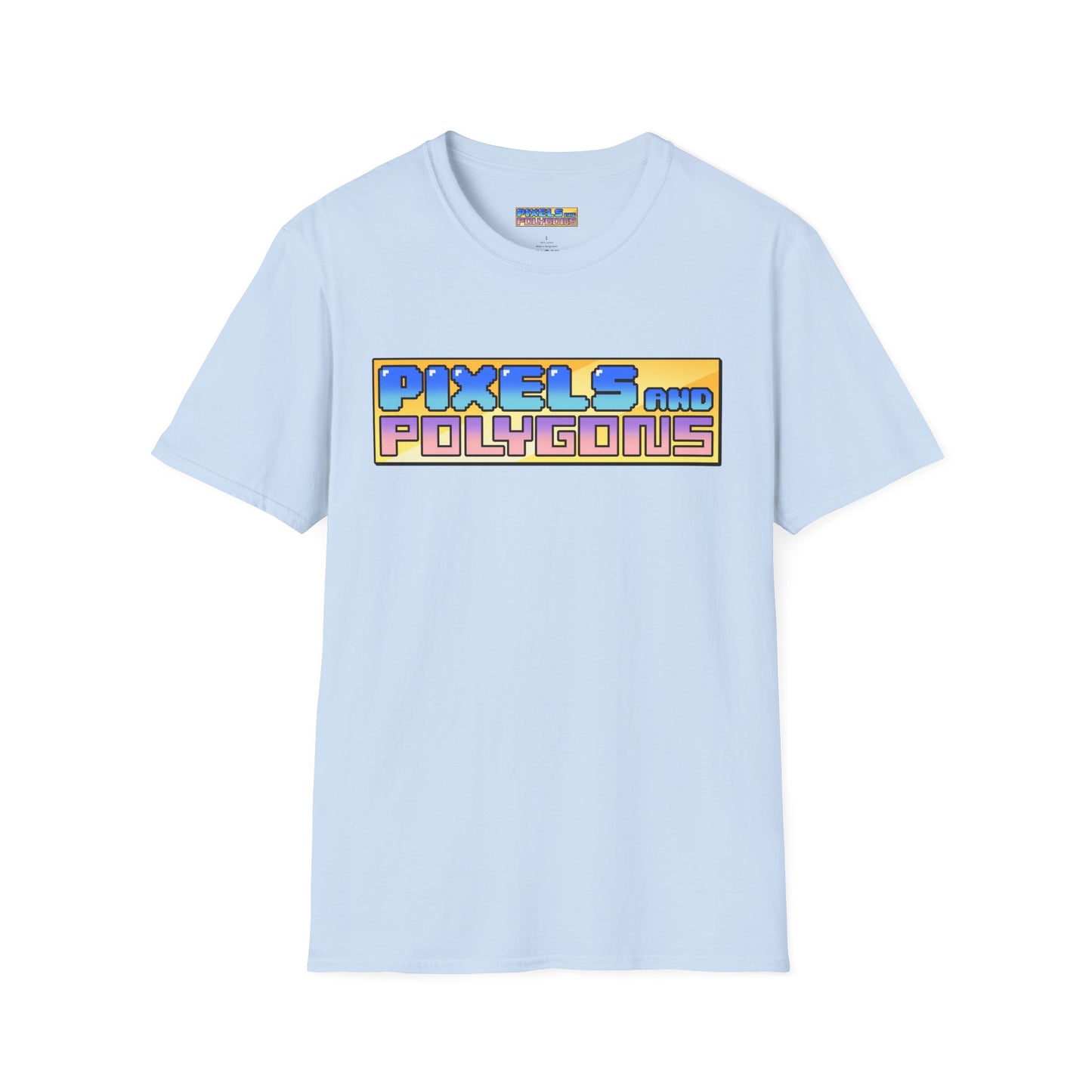 Pixels and Polygons Logo Unisex Softstyle T-Shirt