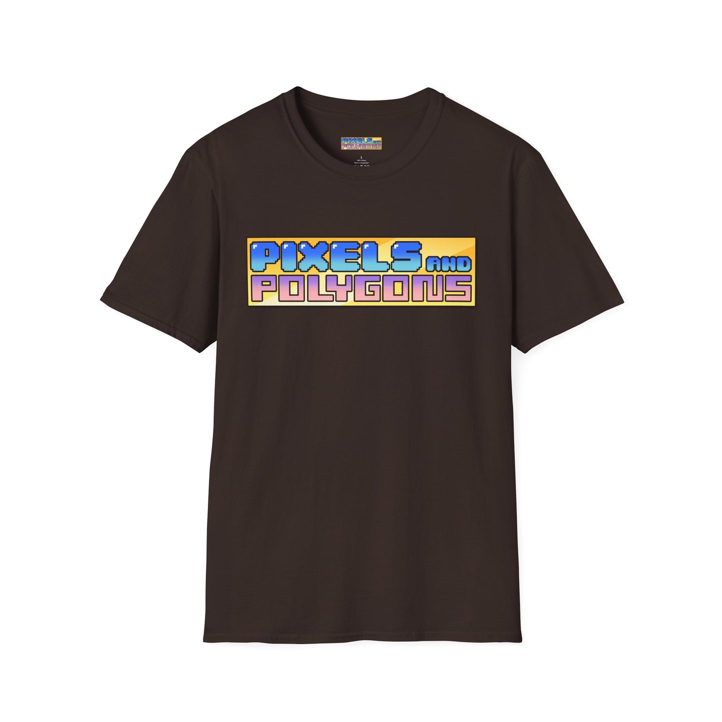 Pixels and Polygons Logo Unisex Softstyle T-Shirt