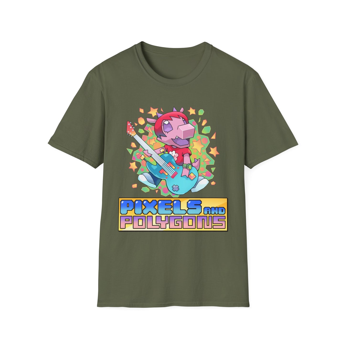 "Guitary Lamb" Unisex Softstyle T-Shirt