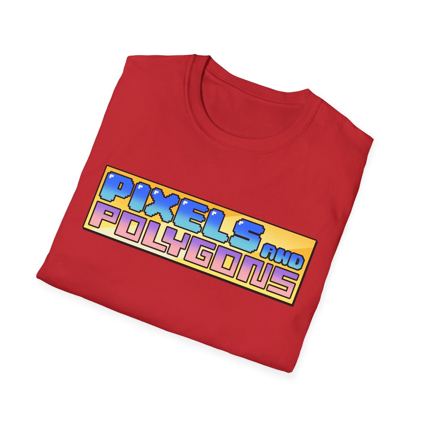Pixels and Polygons Logo Unisex Softstyle T-Shirt