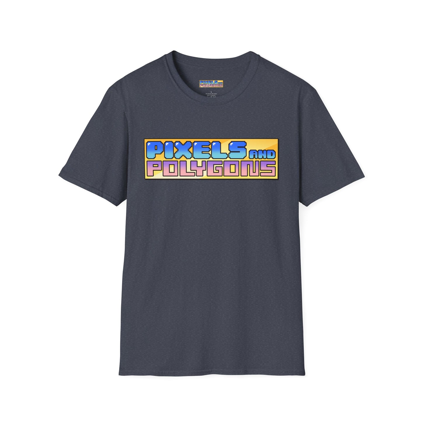 Pixels and Polygons Logo Unisex Softstyle T-Shirt