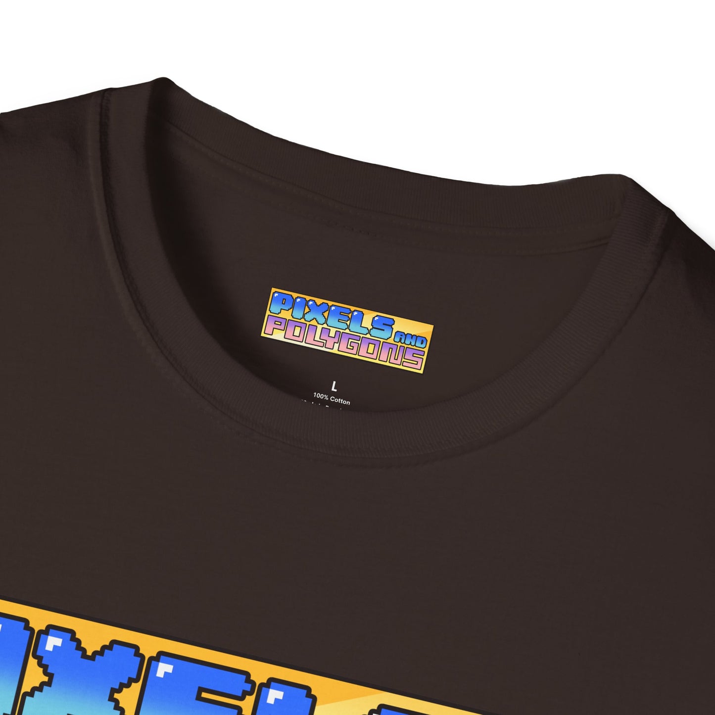 Pixels and Polygons Logo Unisex Softstyle T-Shirt