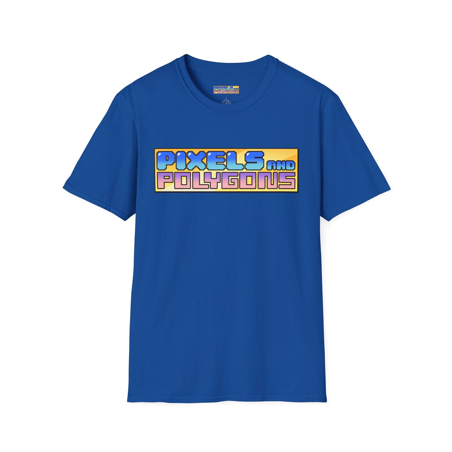 Pixels and Polygons Logo Unisex Softstyle T-Shirt