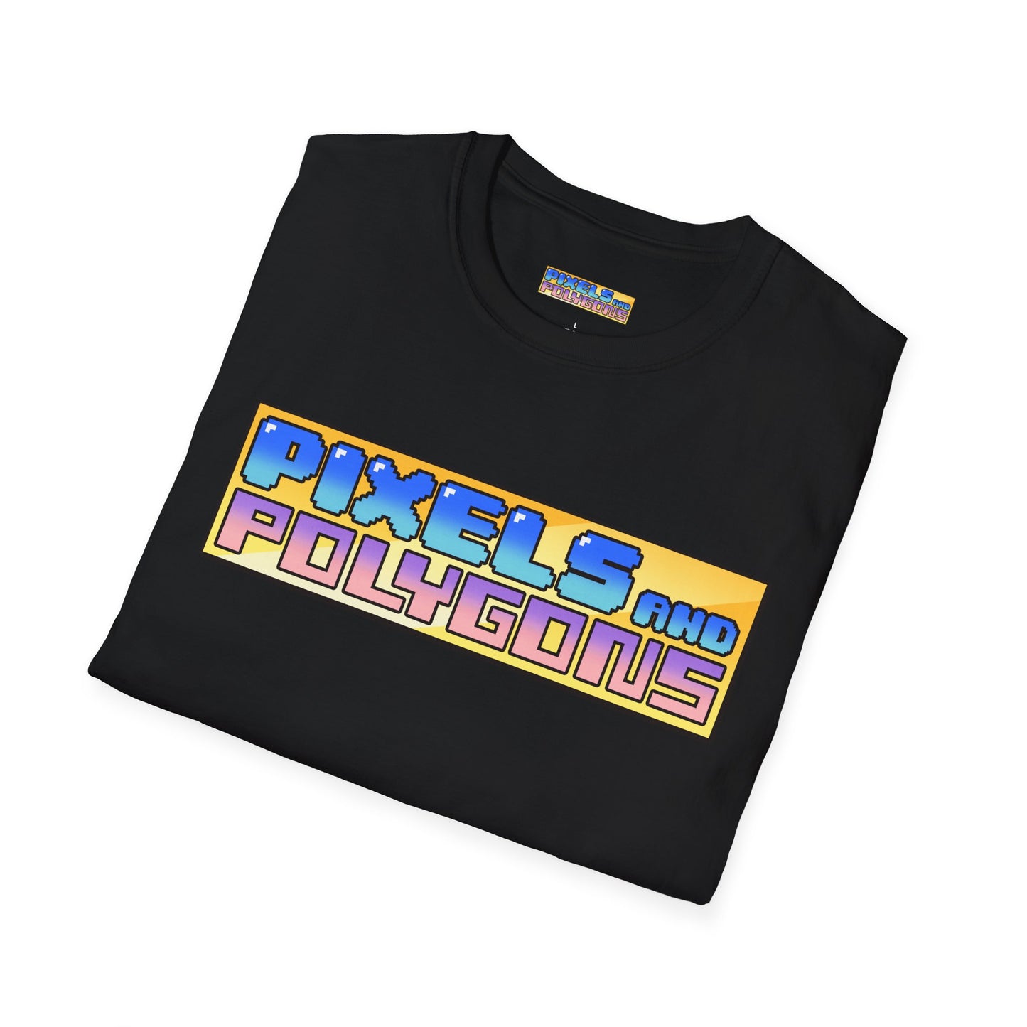 Pixels and Polygons Logo Unisex Softstyle T-Shirt