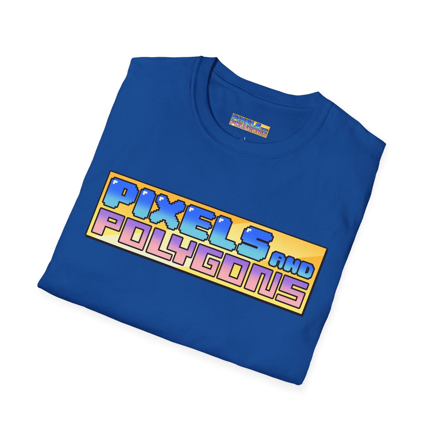 Pixels and Polygons Logo Unisex Softstyle T-Shirt