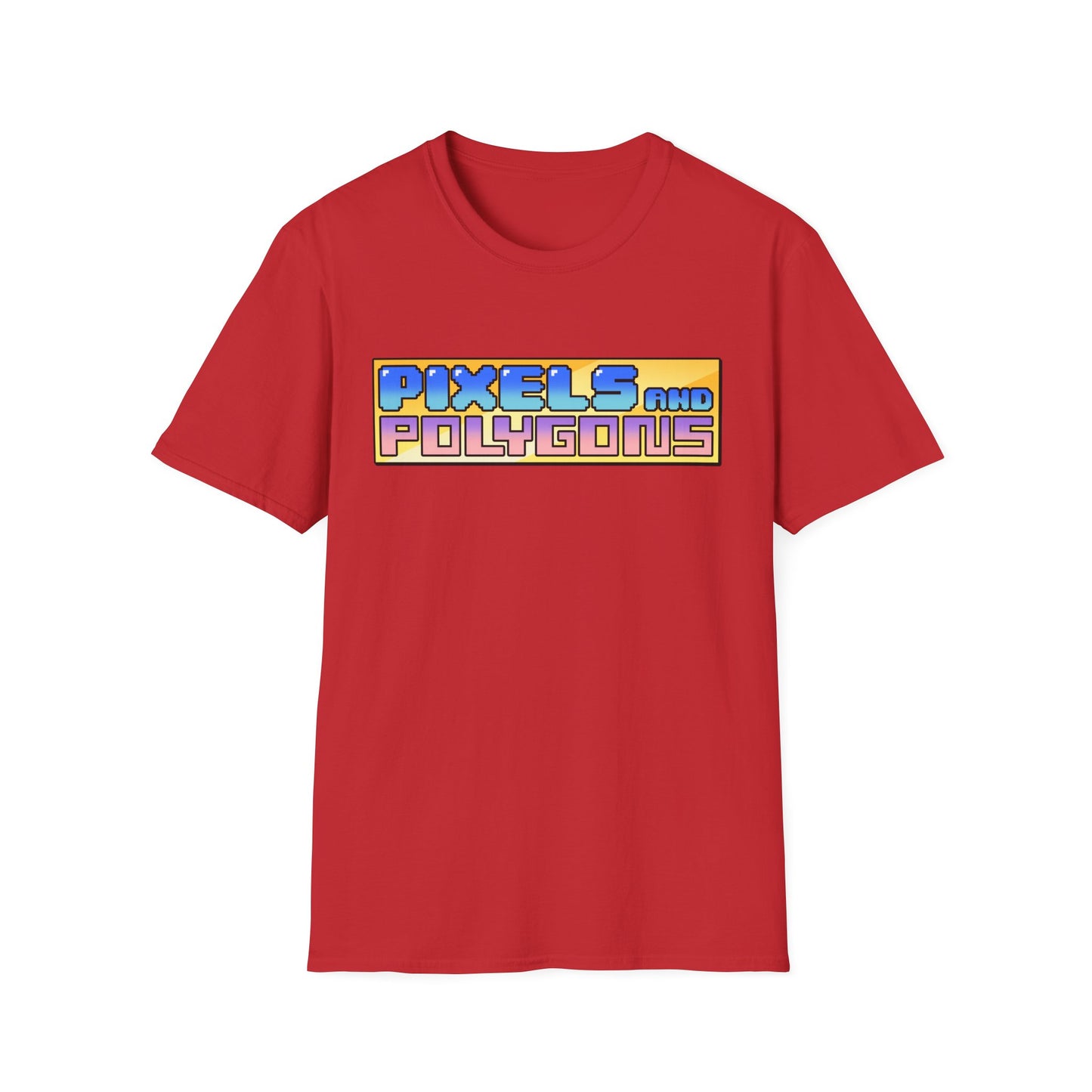 Pixels and Polygons Logo Unisex Softstyle T-Shirt
