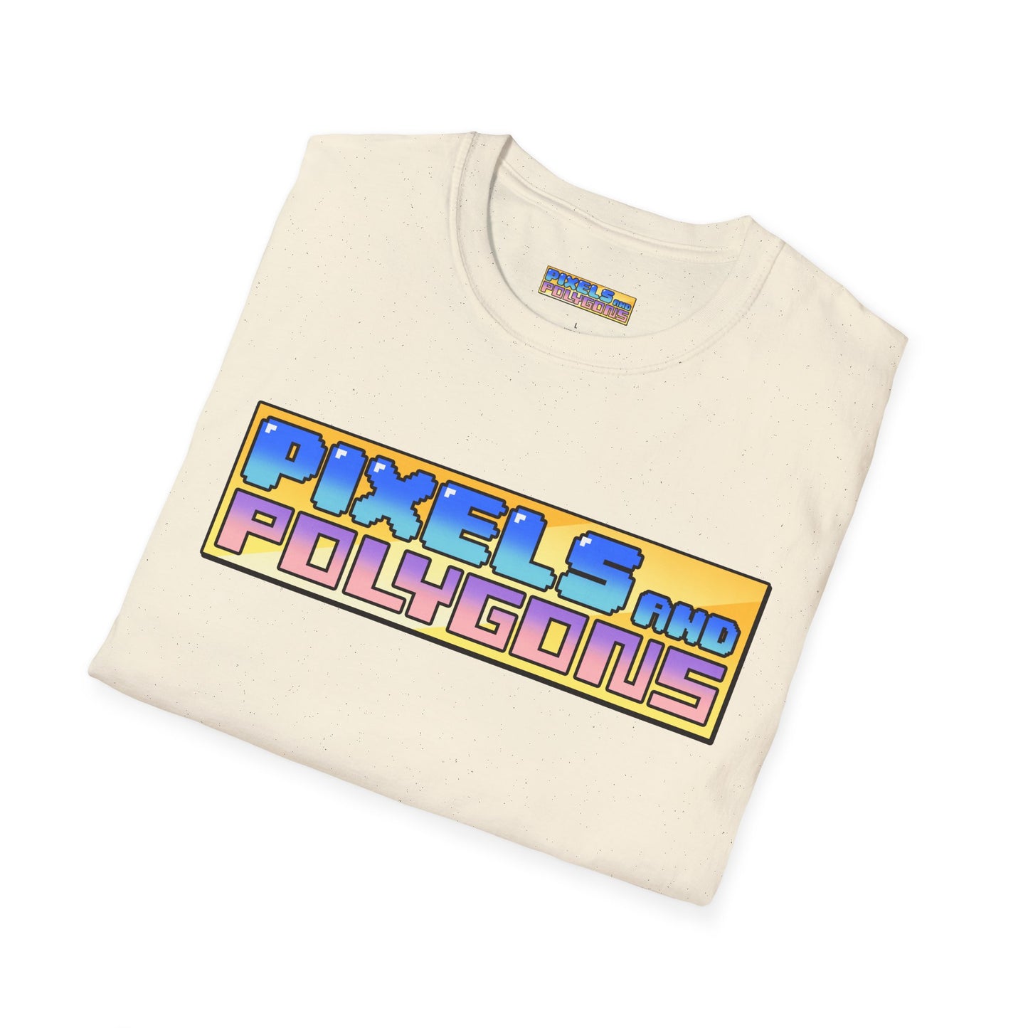 Pixels and Polygons Logo Unisex Softstyle T-Shirt