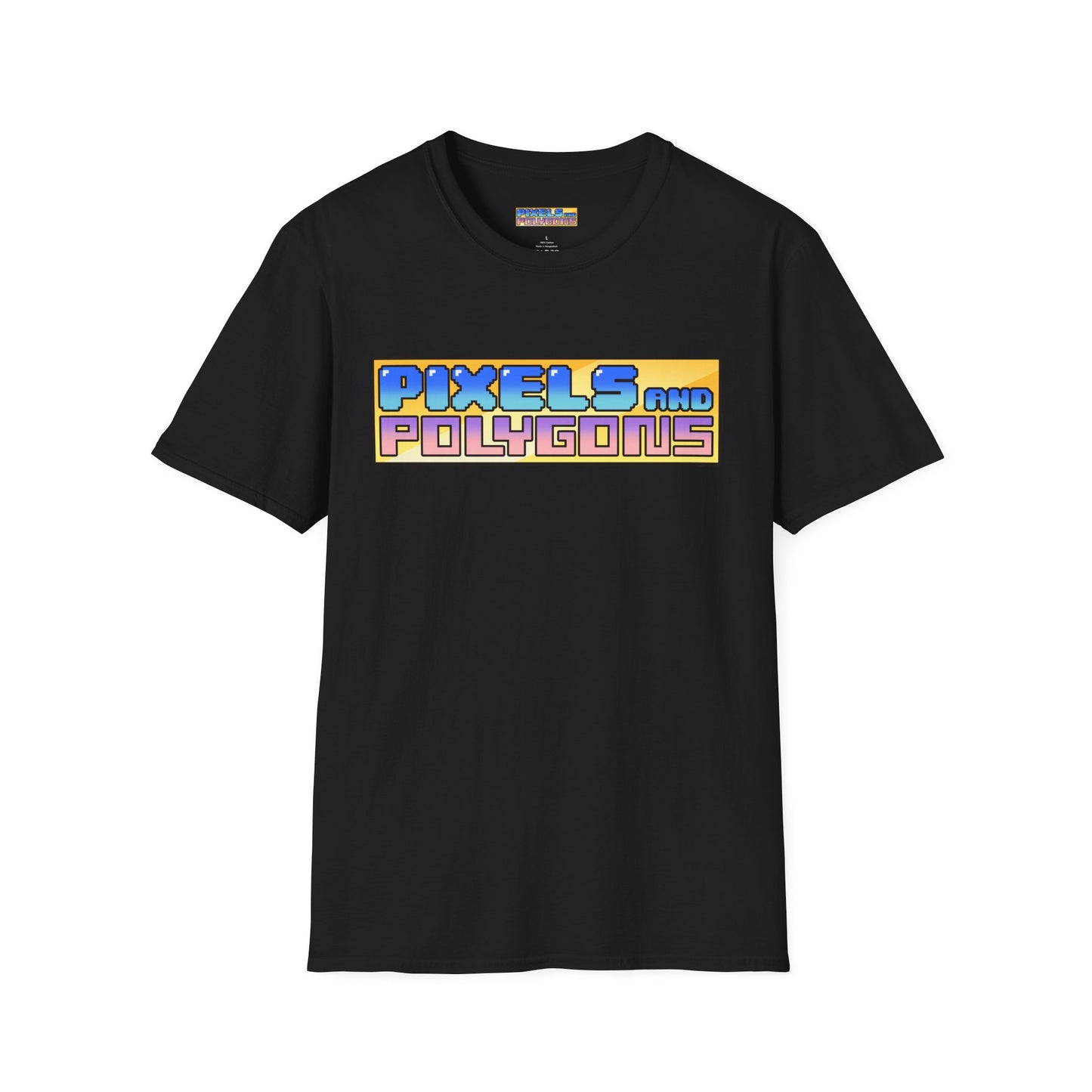 Pixels and Polygons Logo Unisex Softstyle T-Shirt
