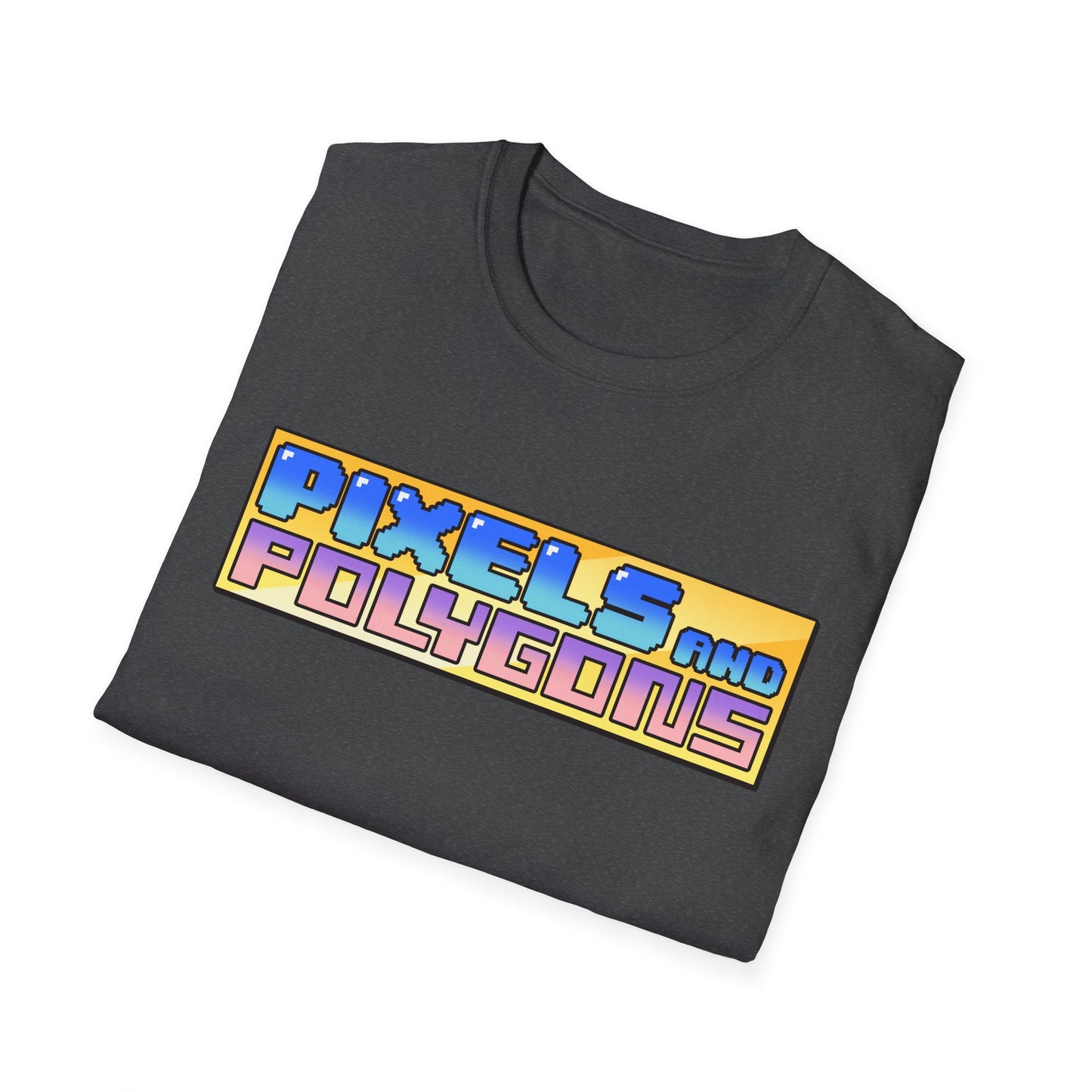 Pixels and Polygons Logo Unisex Softstyle T-Shirt