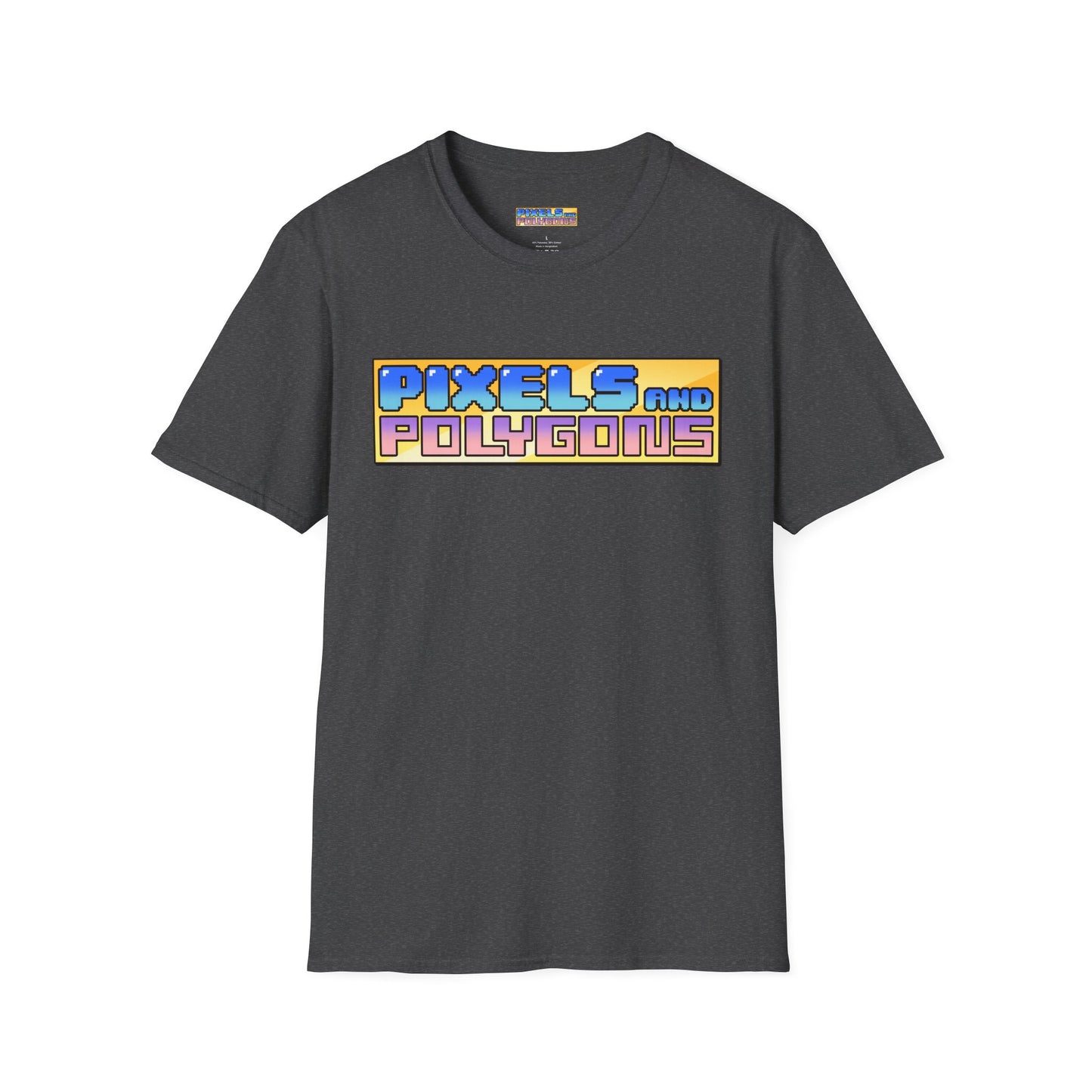 Pixels and Polygons Logo Unisex Softstyle T-Shirt