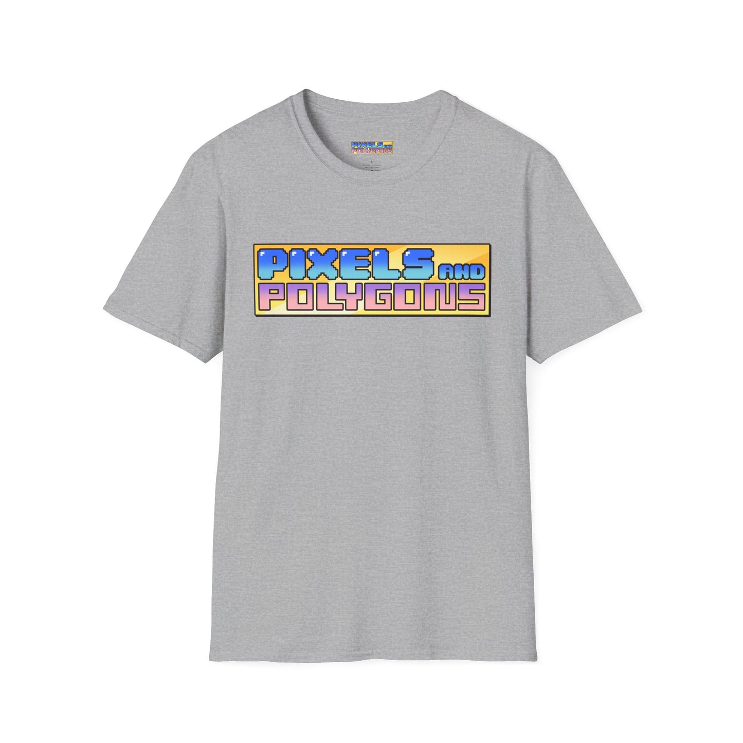 Pixels and Polygons Logo Unisex Softstyle T-Shirt