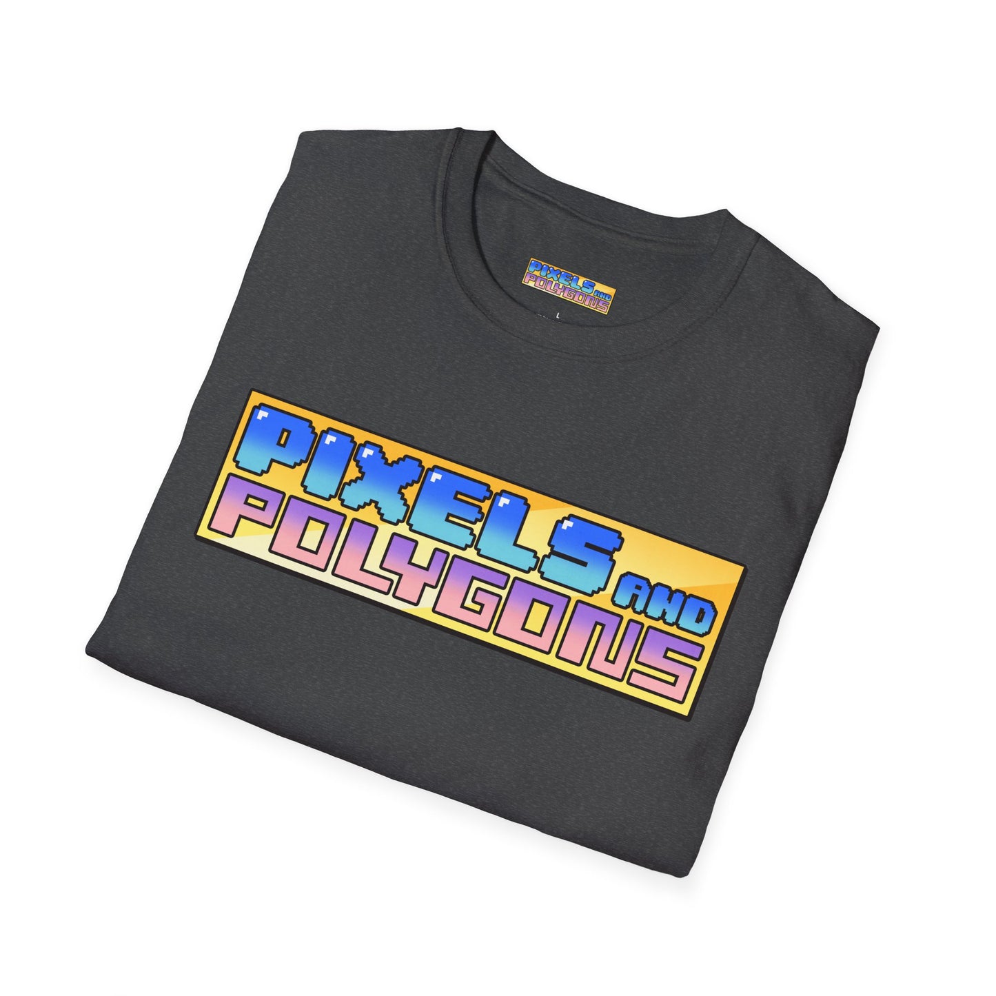 Pixels and Polygons Logo Unisex Softstyle T-Shirt