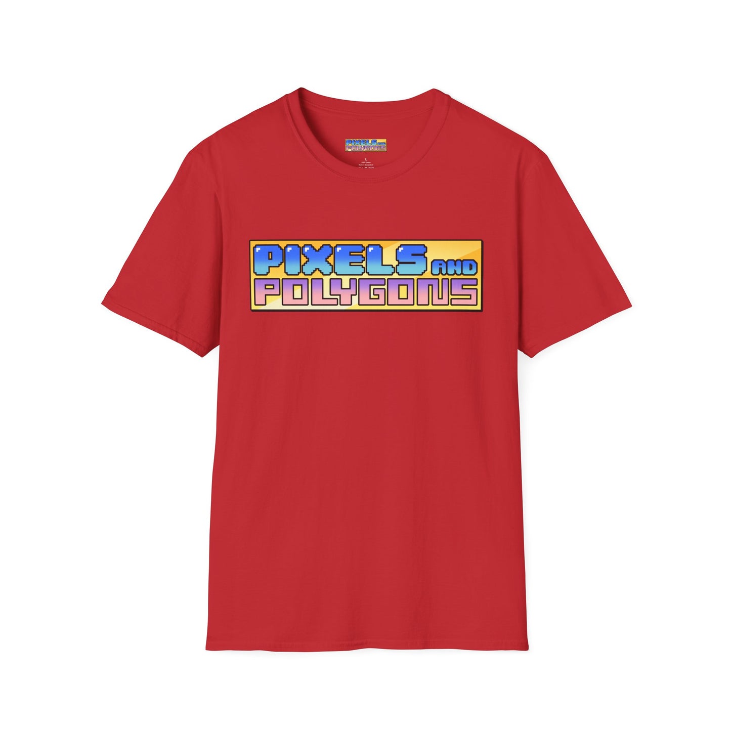 Pixels and Polygons Logo Unisex Softstyle T-Shirt