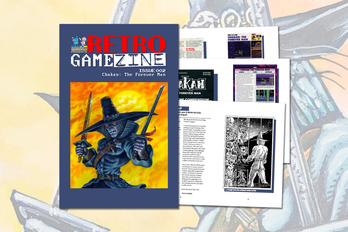 Retro Game Zine - Chakan The Forever Man