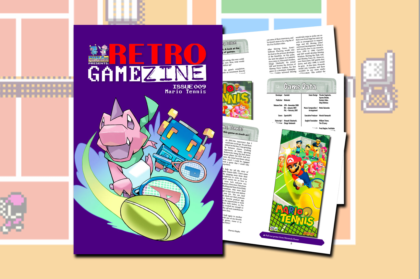 Retro Game Zine - Mario Tennis (GBC)