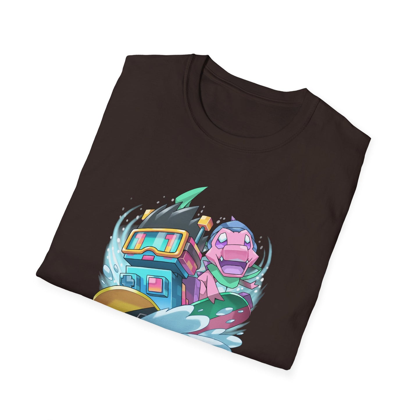 "Snowboard Mascots!" Unisex Softstyle T-Shirt