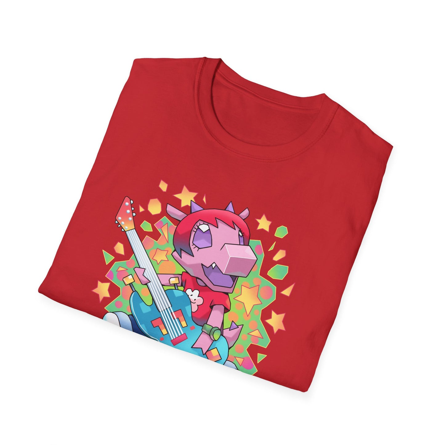 "Guitary Lamb" Unisex Softstyle T-Shirt