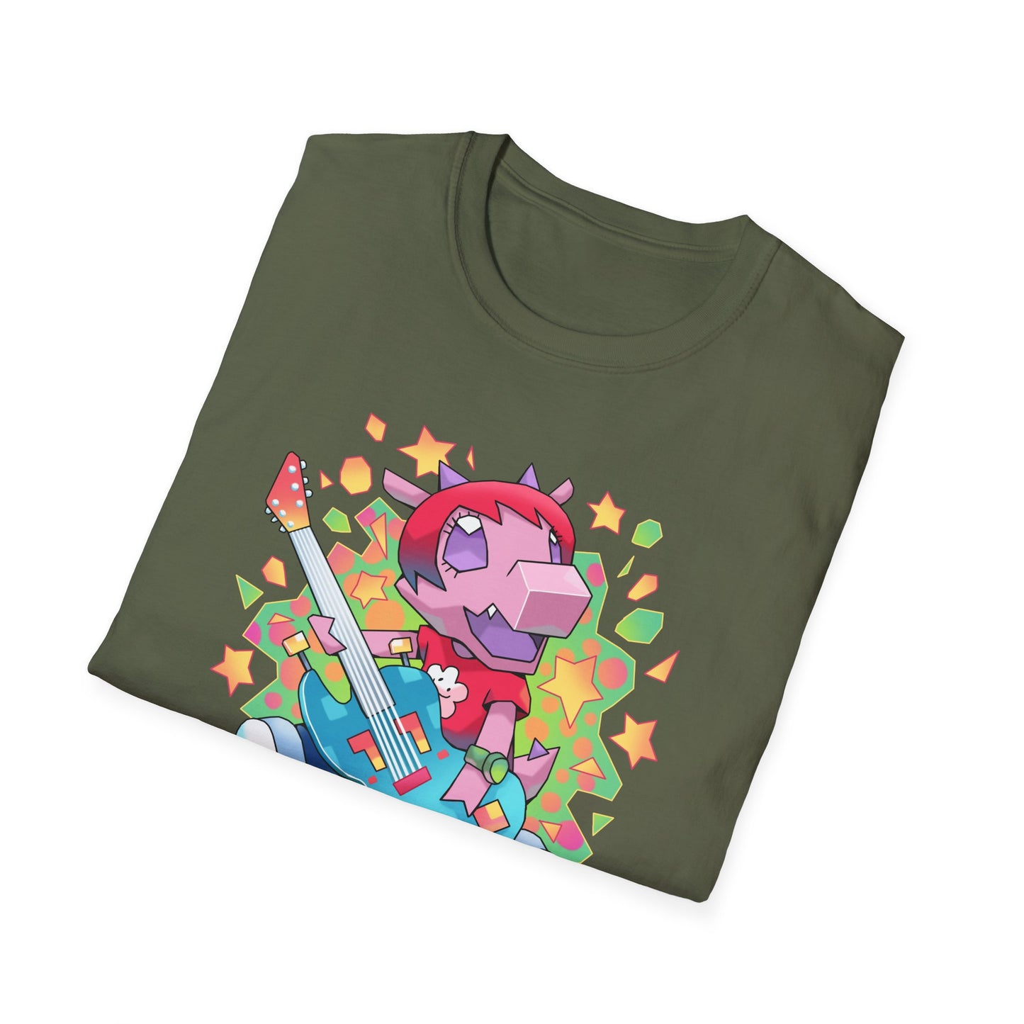 "Guitary Lamb" Unisex Softstyle T-Shirt