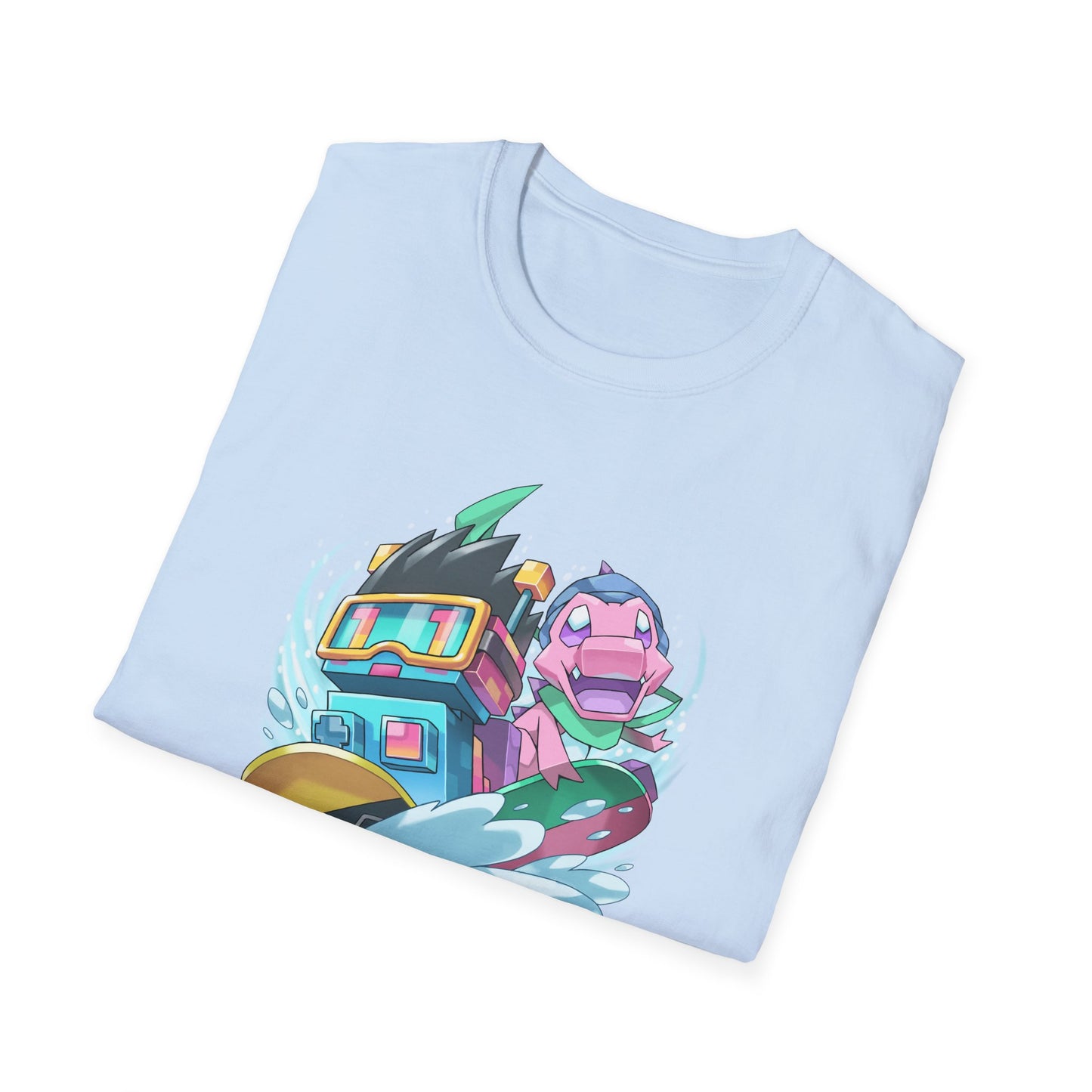 "Snowboard Mascots!" Unisex Softstyle T-Shirt
