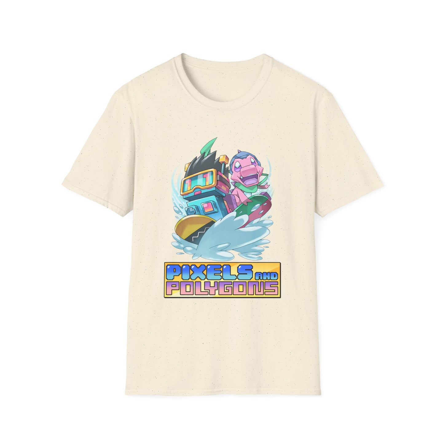 "Snowboard Mascots!" Unisex Softstyle T-Shirt