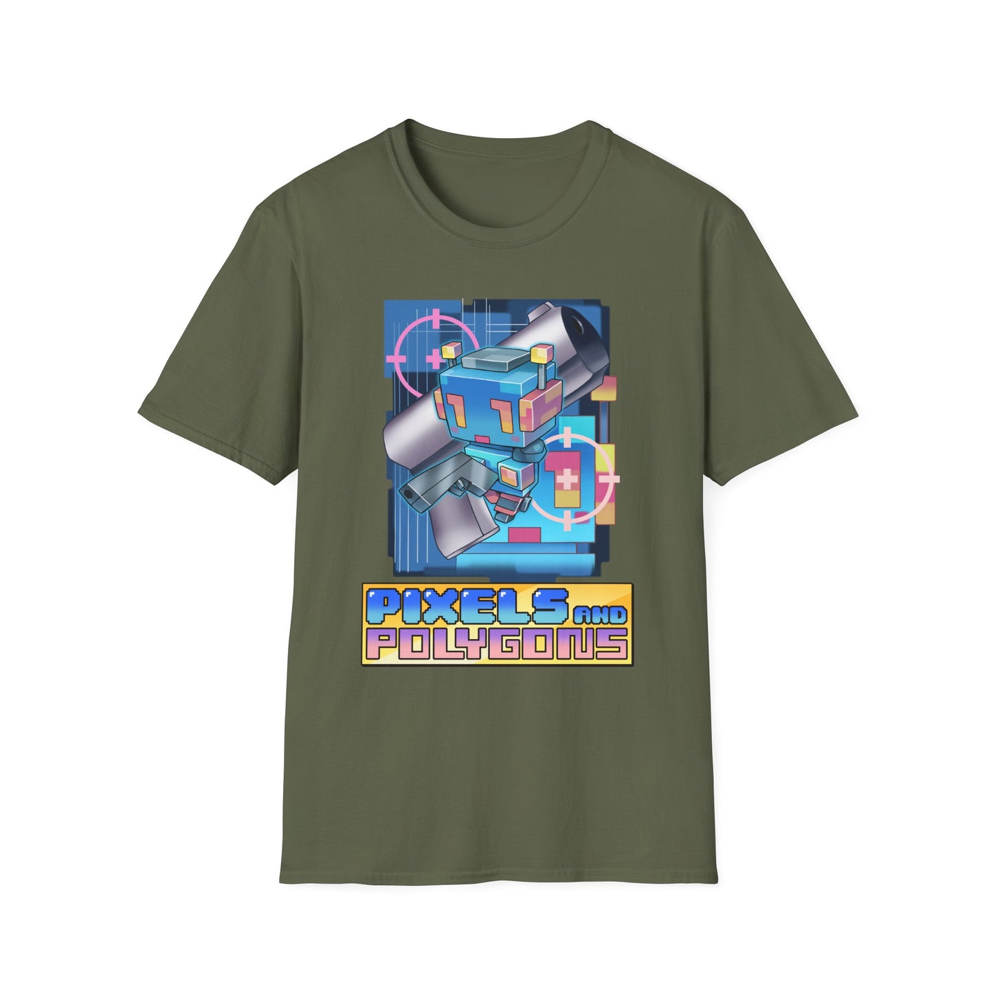 "Covert Robot" Unisex Softstyle T-Shirt