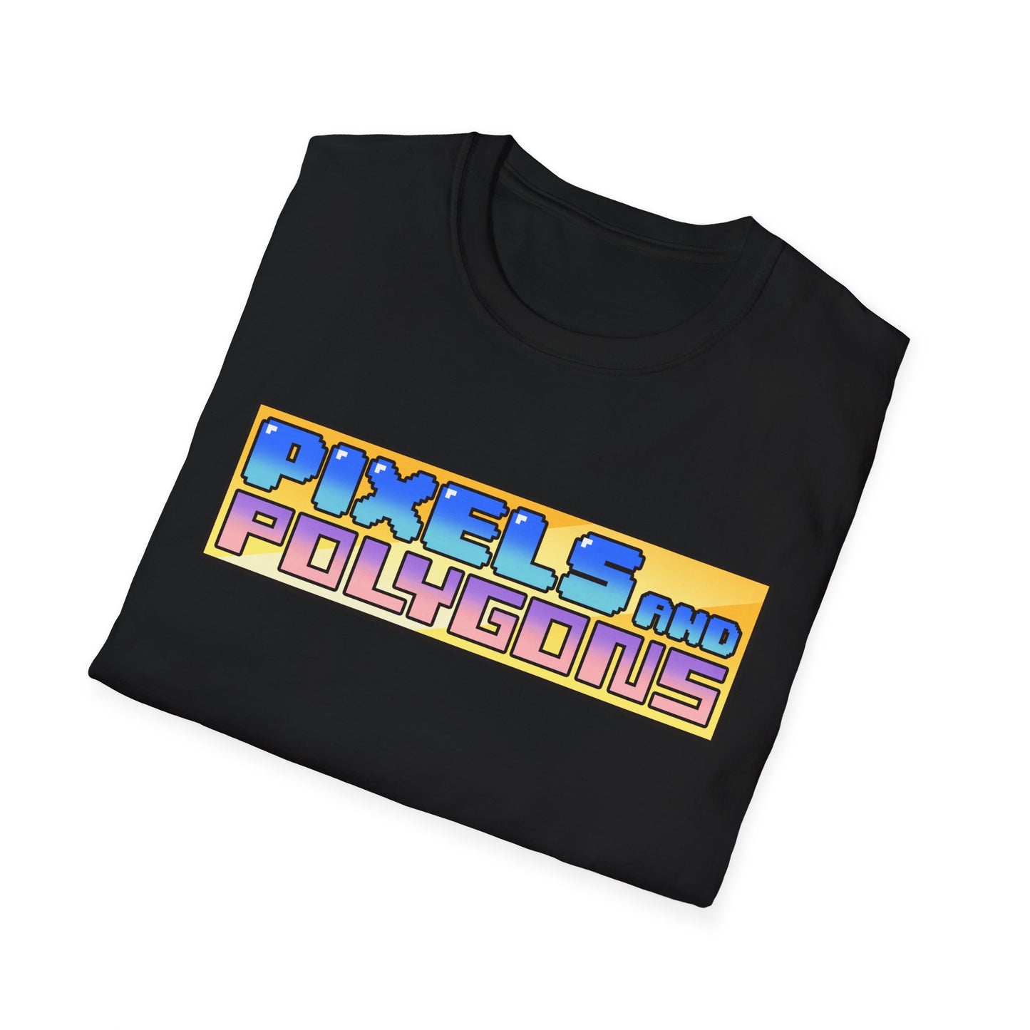 Pixels and Polygons Logo Unisex Softstyle T-Shirt