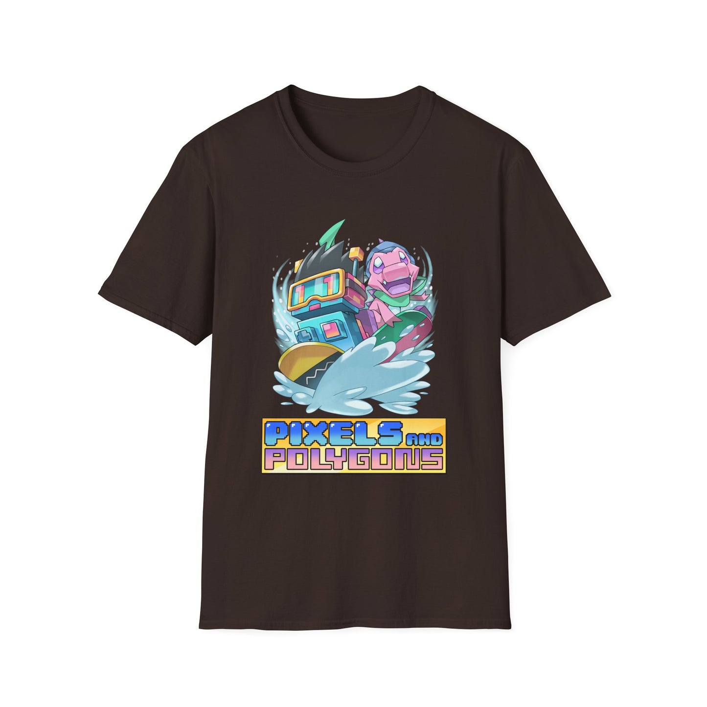 "Snowboard Mascots!" Unisex Softstyle T-Shirt