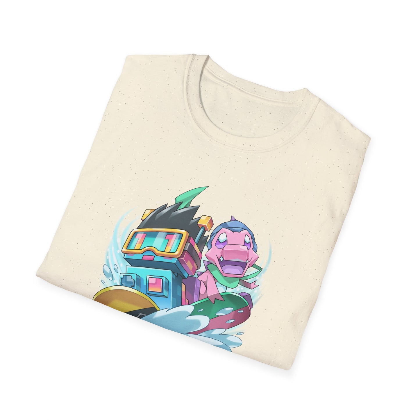 "Snowboard Mascots!" Unisex Softstyle T-Shirt