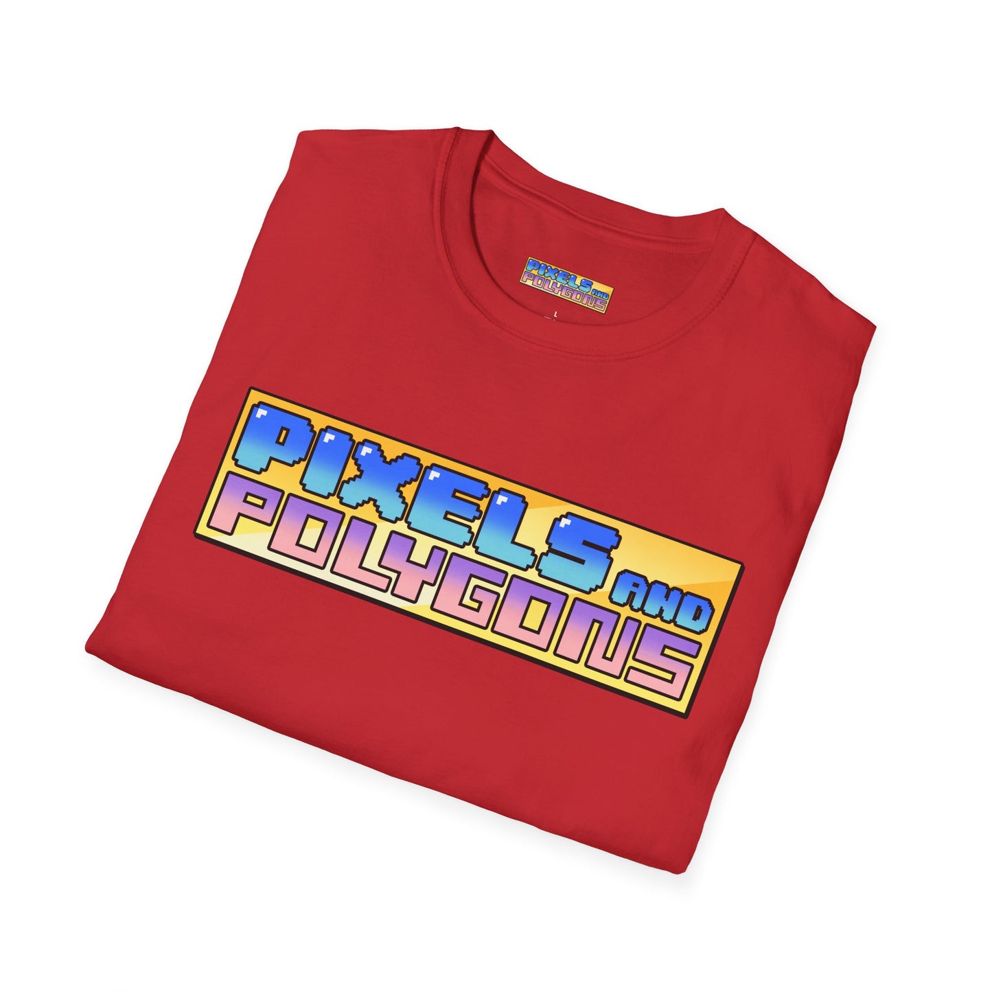 Pixels and Polygons Logo Unisex Softstyle T-Shirt