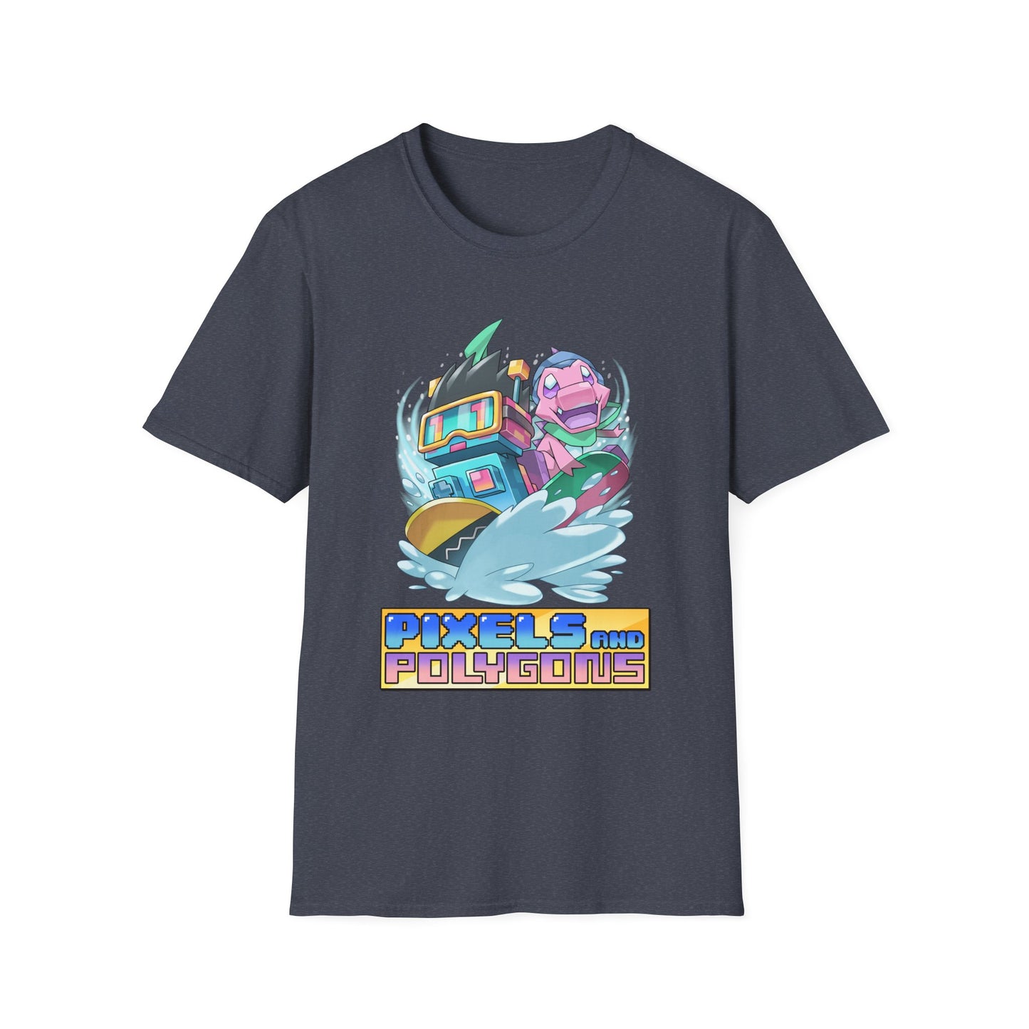 "Snowboard Mascots!" Unisex Softstyle T-Shirt