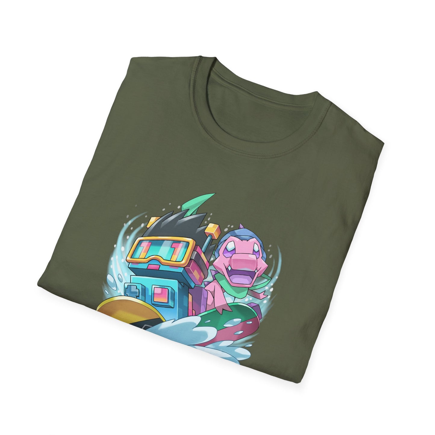 "Snowboard Mascots!" Unisex Softstyle T-Shirt