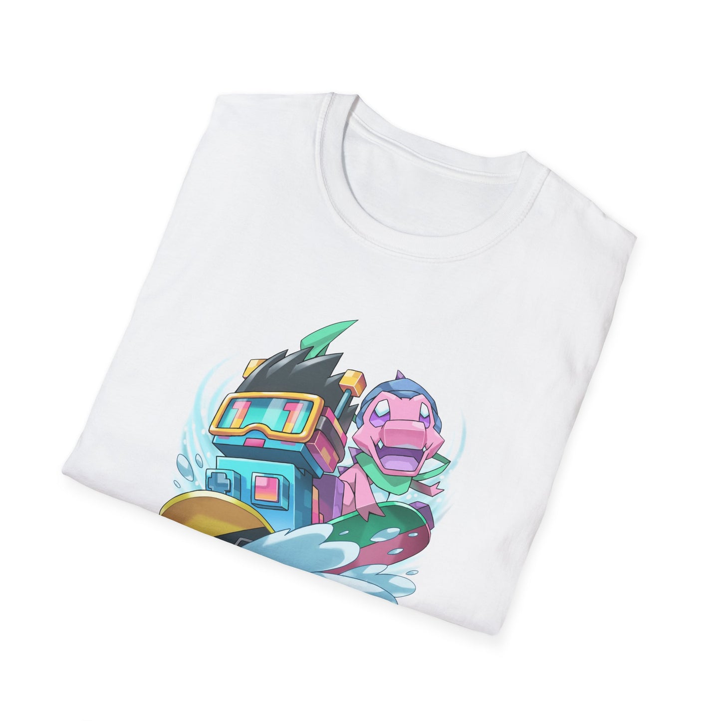 "Snowboard Mascots!" Unisex Softstyle T-Shirt