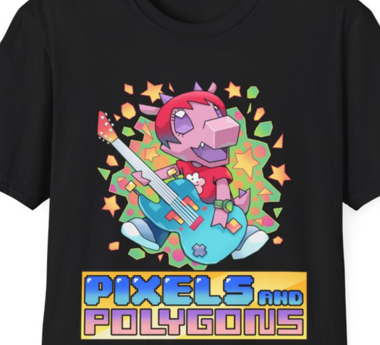 "Guitary Lamb" Unisex Softstyle T-Shirt