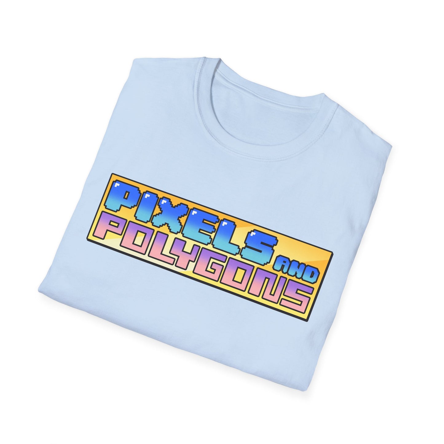 Pixels and Polygons Logo Unisex Softstyle T-Shirt