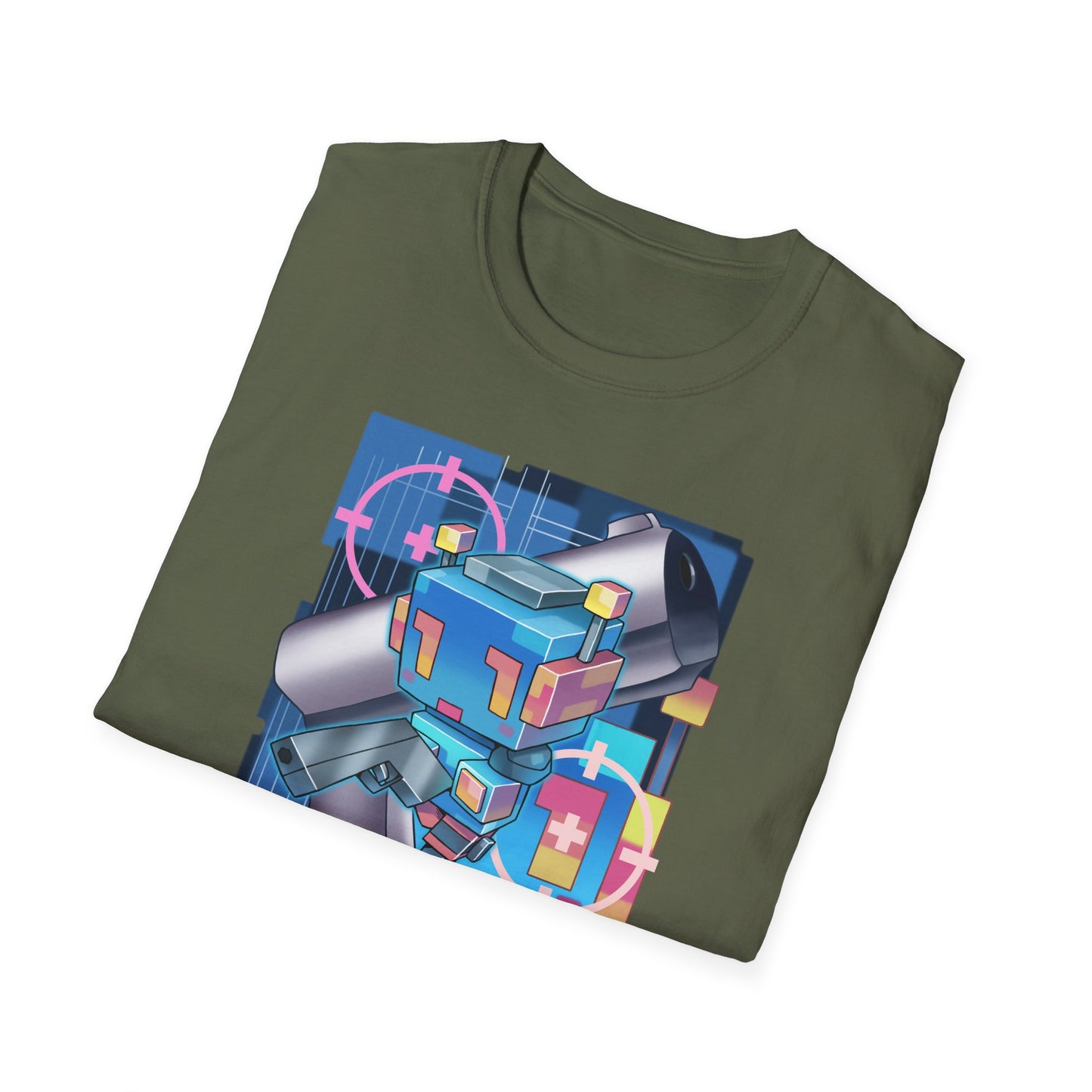 "Covert Robot" Unisex Softstyle T-Shirt