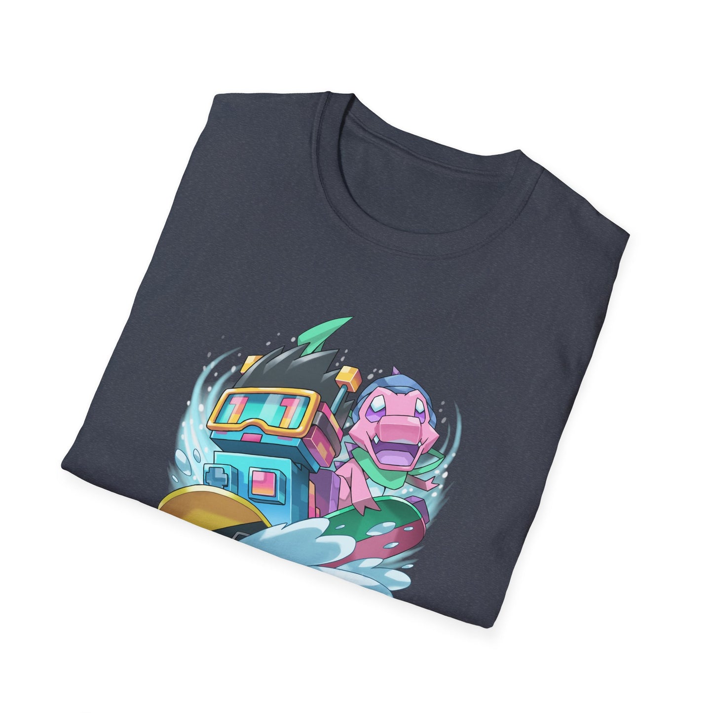 "Snowboard Mascots!" Unisex Softstyle T-Shirt