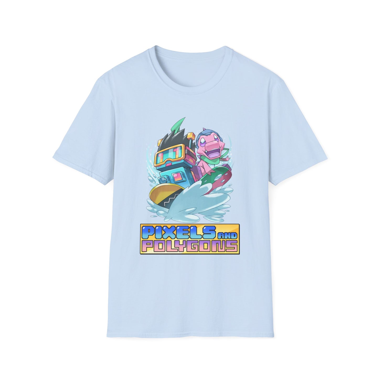 "Snowboard Mascots!" Unisex Softstyle T-Shirt