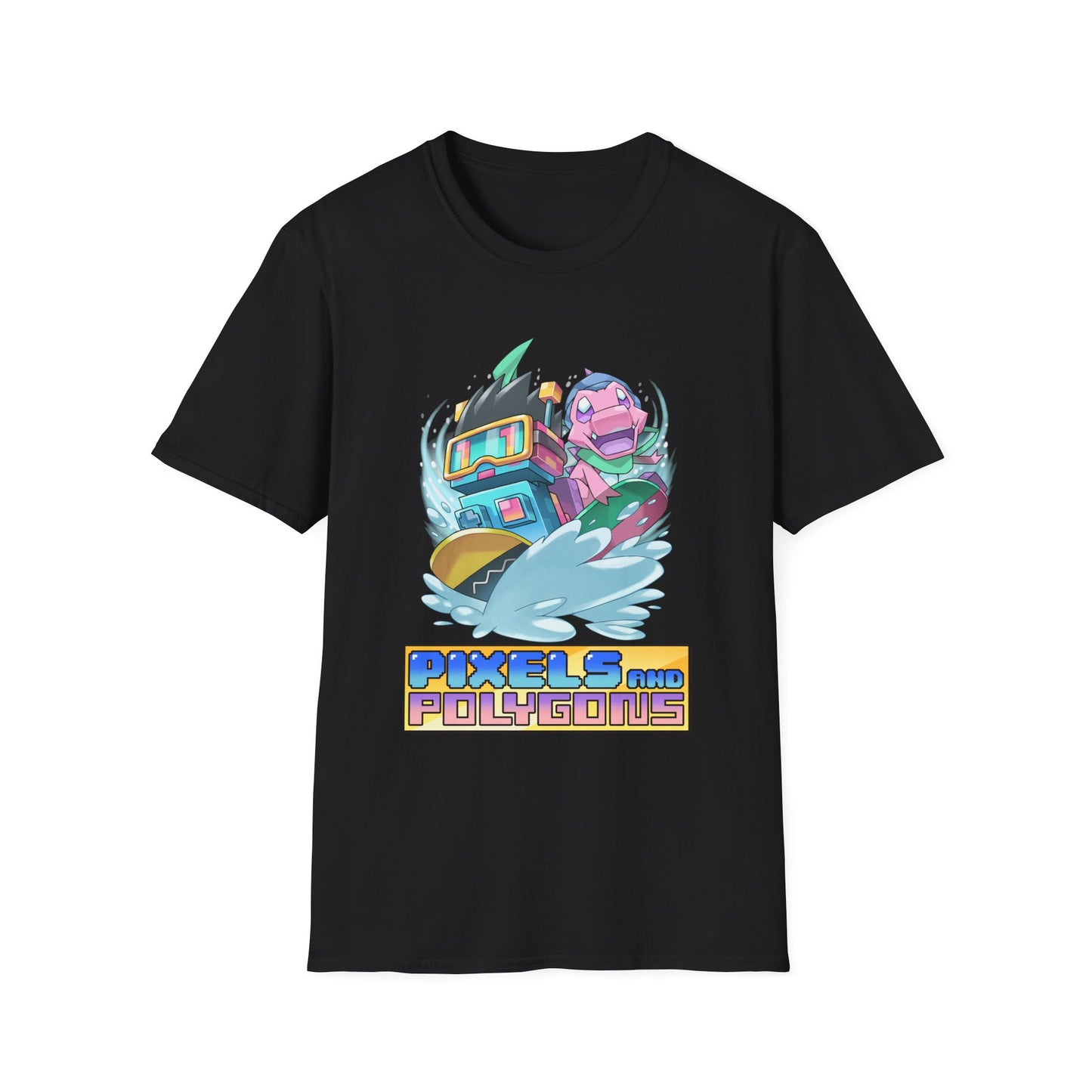 "Snowboard Mascots!" Unisex Softstyle T-Shirt