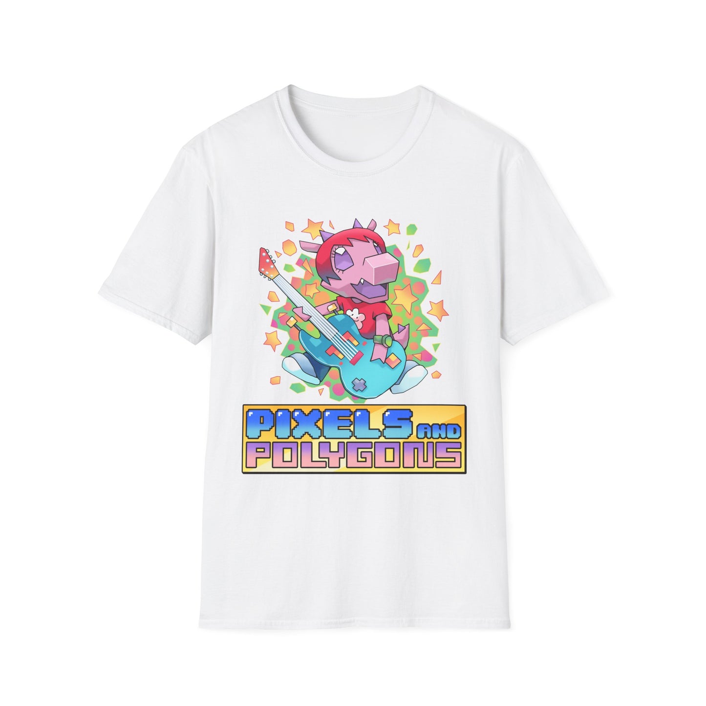 "Guitary Lamb" Unisex Softstyle T-Shirt