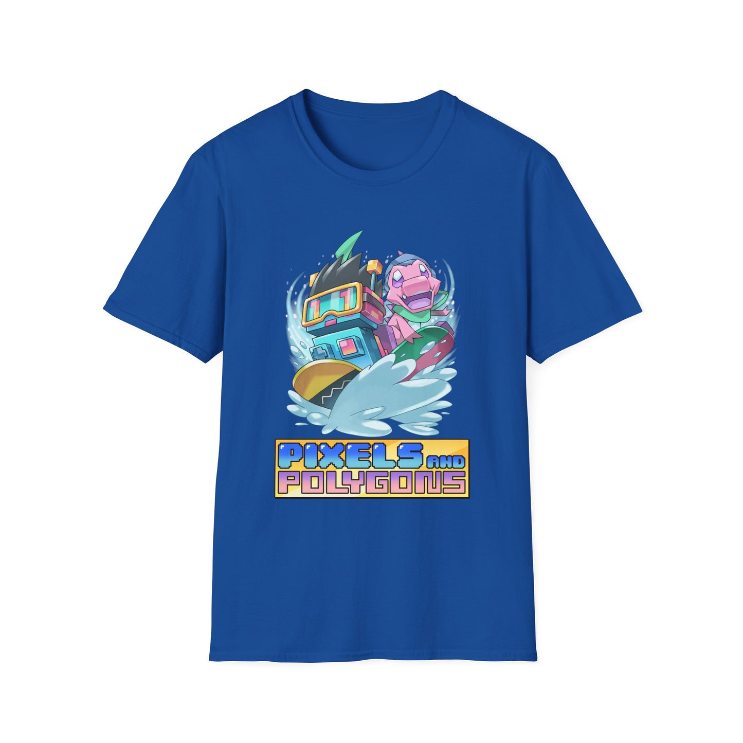 "Snowboard Mascots!" Unisex Softstyle T-Shirt