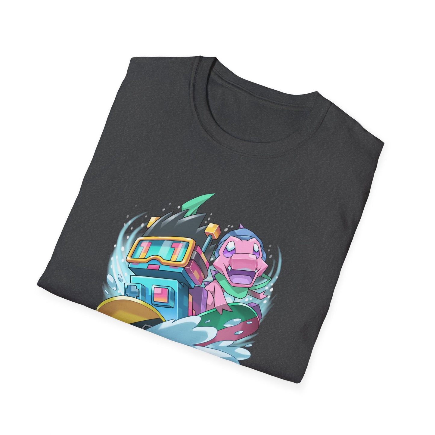"Snowboard Mascots!" Unisex Softstyle T-Shirt