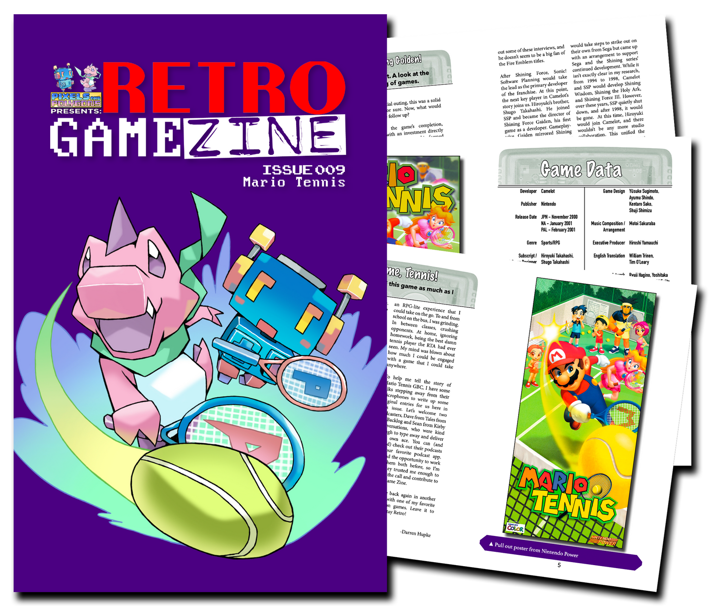 Retro Game Zine - Mario Tennis (GBC)