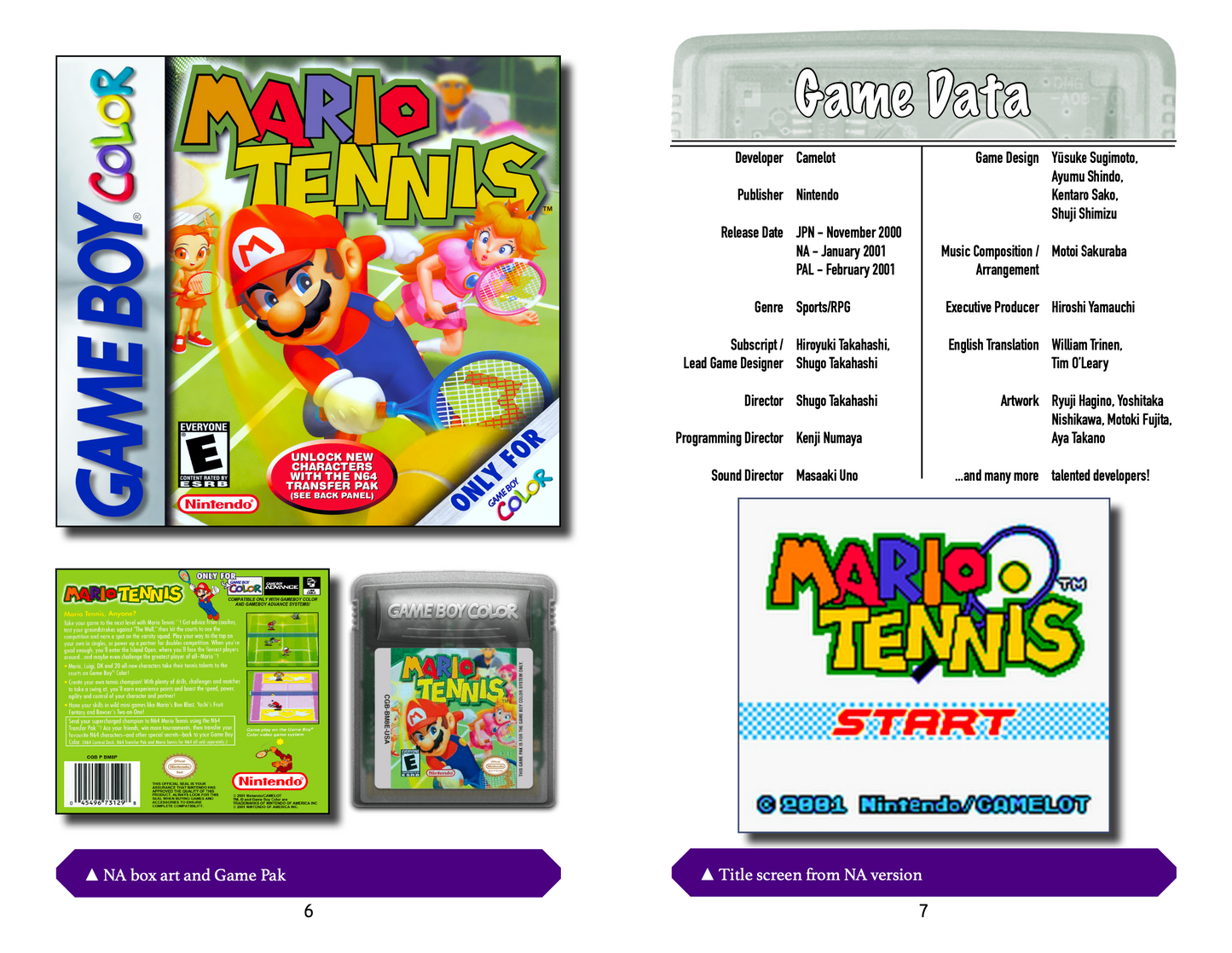 Retro Game Zine - Mario Tennis (GBC)