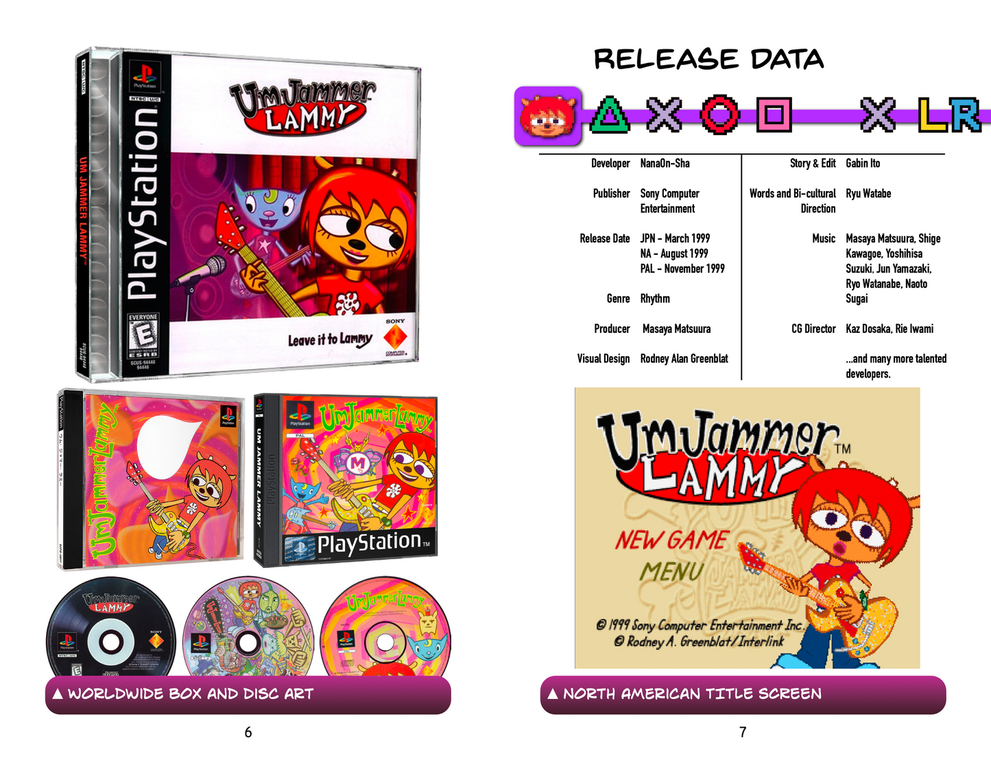 Retro Game Zine - Um Jammer Lammy